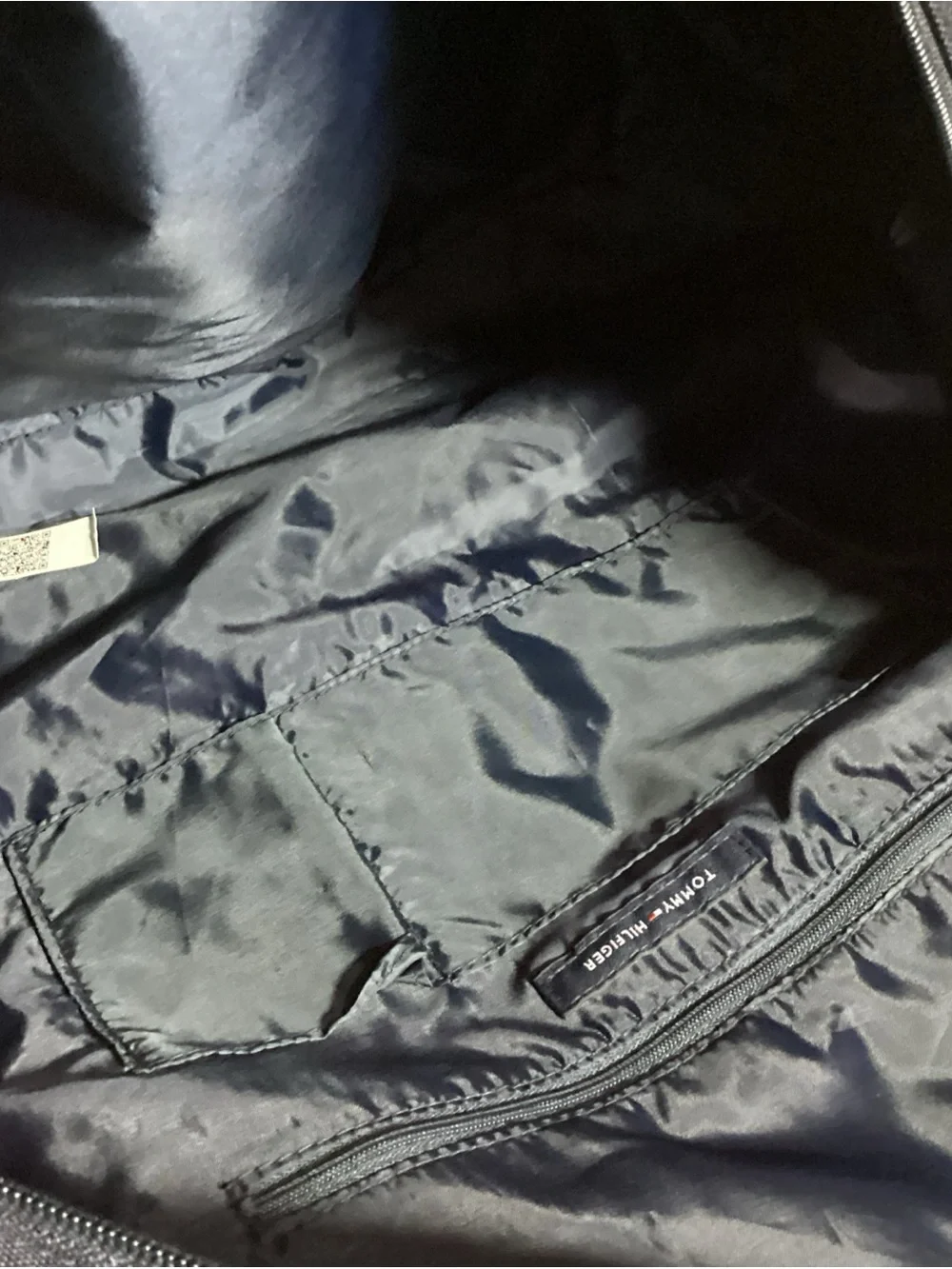 Tommy Hilfiger Navy Blue Nylon Unisex Duffle Bag NEW Travel Weekender